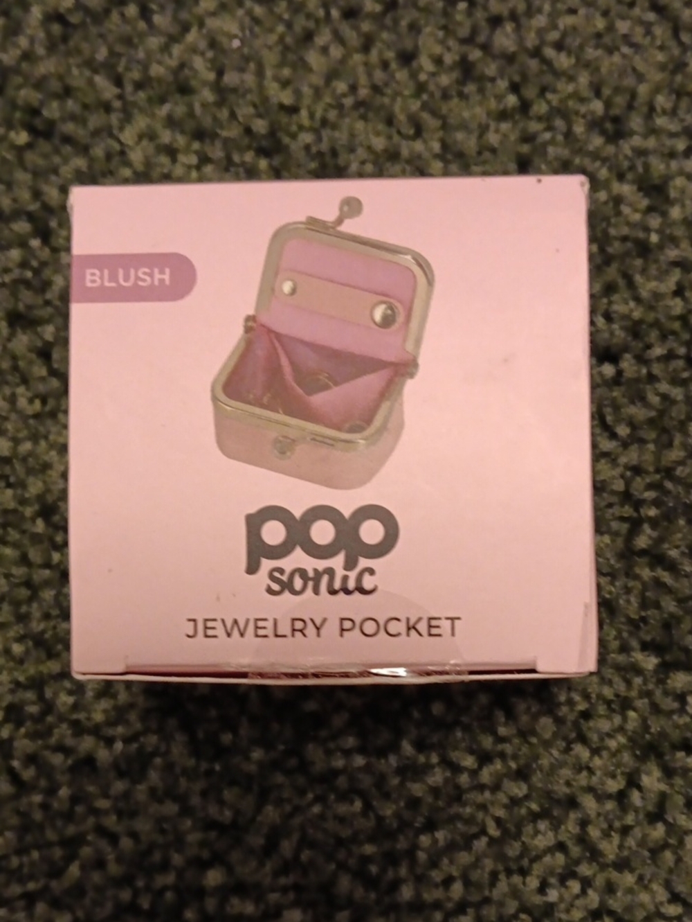 PopSonic Blush Jewelry Pocket - Pink Travel Jewelry Case